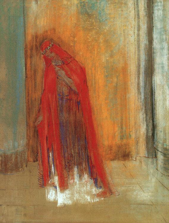 Odilon Redon Oriental Woman oil painting image